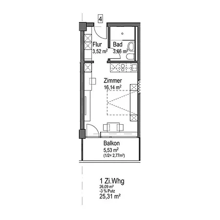 Huber Living Basic 208 Lejlighed